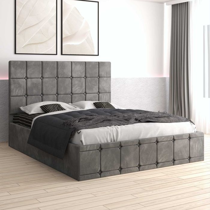 Pat tapițat Elias, toate dimensiunile disponibile si toate culorile