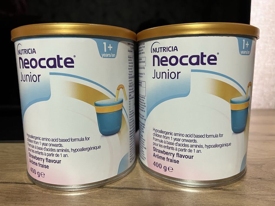 Neocate Junior , Vanilie , Capsuni x4 sigilate