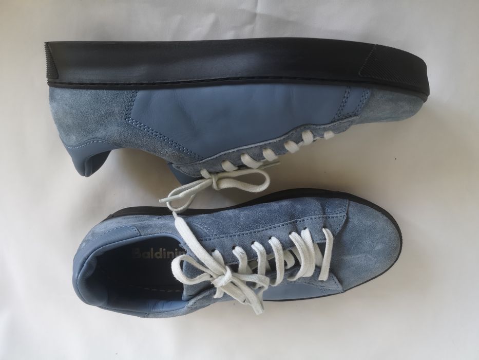 Baldinini, обувки естествена кожа и велур, номер 36