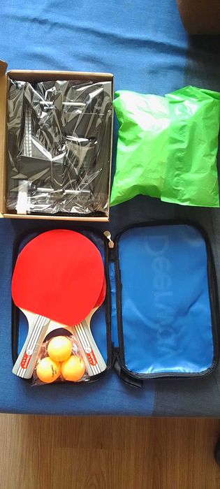 Комплект за: Тенис на корт - Тенис на маса - Федербал