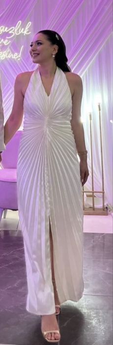 Официална сатенена рокла Л L рязмер