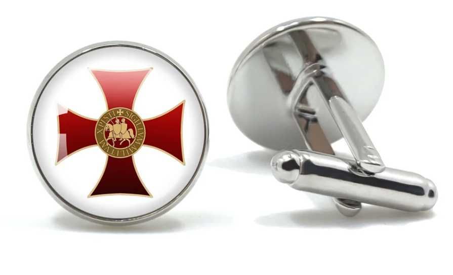 Копчета за Ръкавели Масонски Тамплиер Freemasons Illuminati Cufflinks
