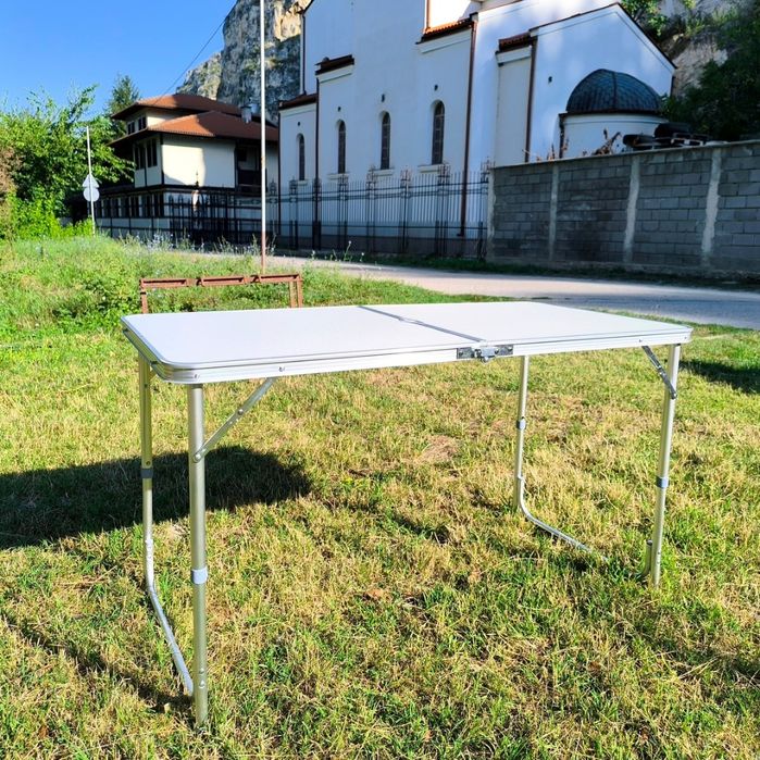 Маса алуминиева сгъваема НОВА