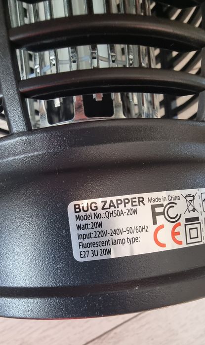 UV лампа против насекоми Bug Zapper