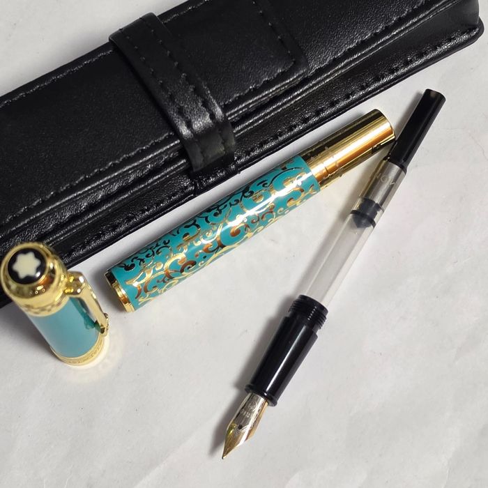 Stilou Montblanc Joseph, turcoaz