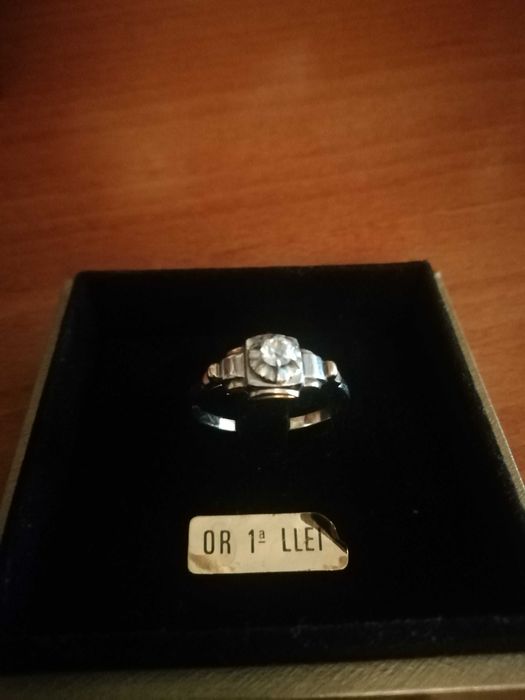 Inel aur, platina, diamant