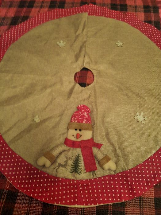 Covoras rotund pentru brad