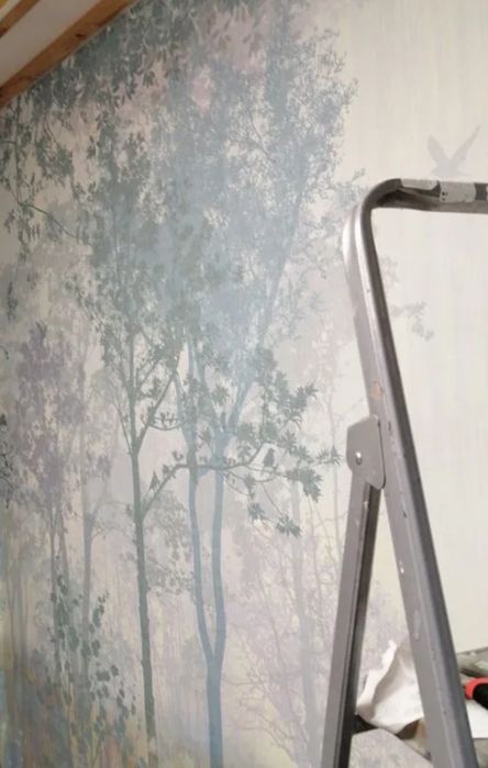 Поклейка обоев ,обои жабыстыру