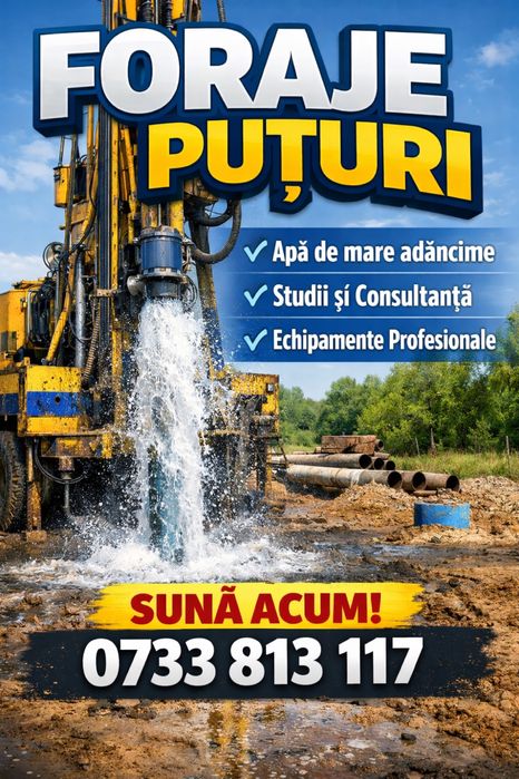 Foraje puturi apa!!!