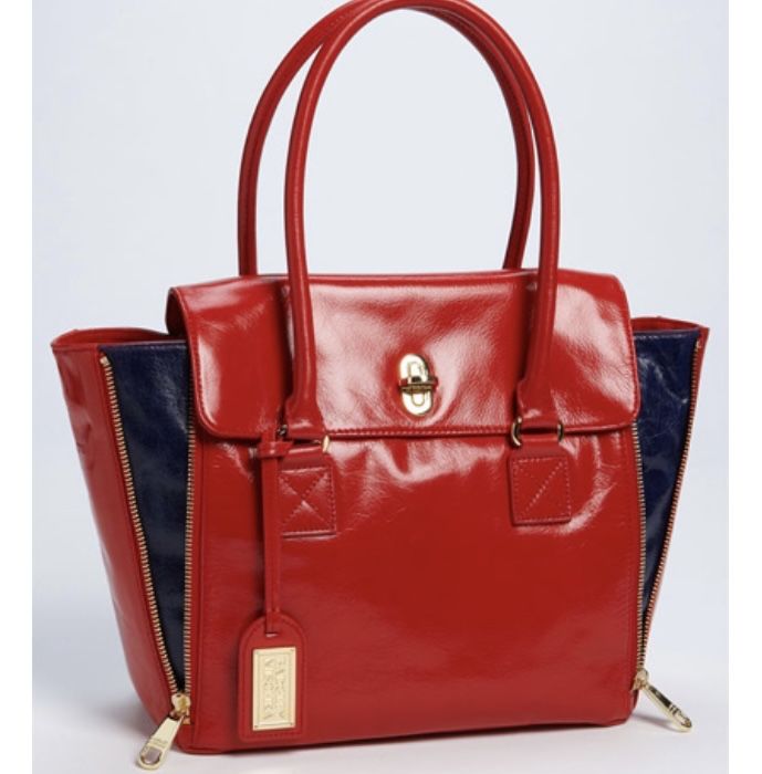 Badgley mischka  естествена кожа чанта