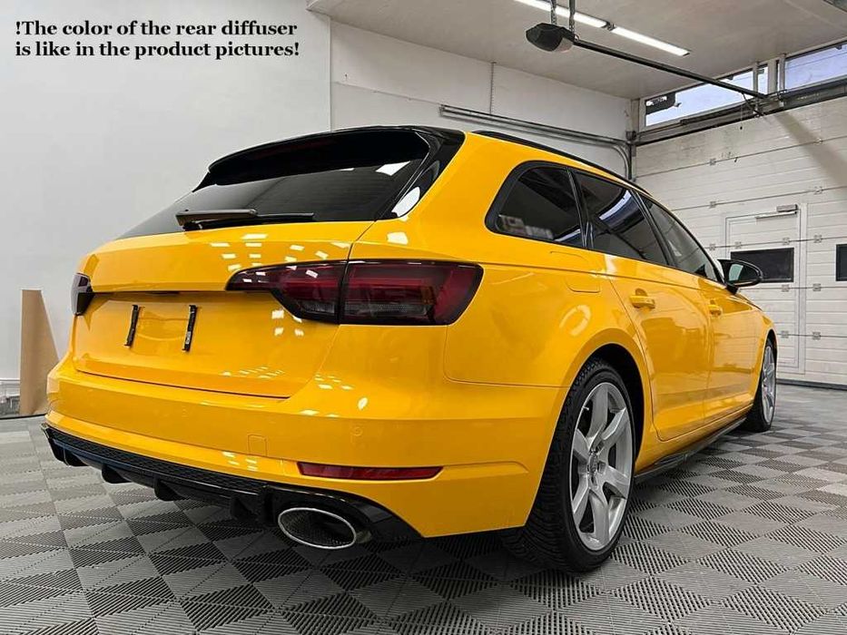 Difuzor Bara Spate si Tobe Audi A4 B9 8W (2016-2018) Sedan/Avant RS RS4