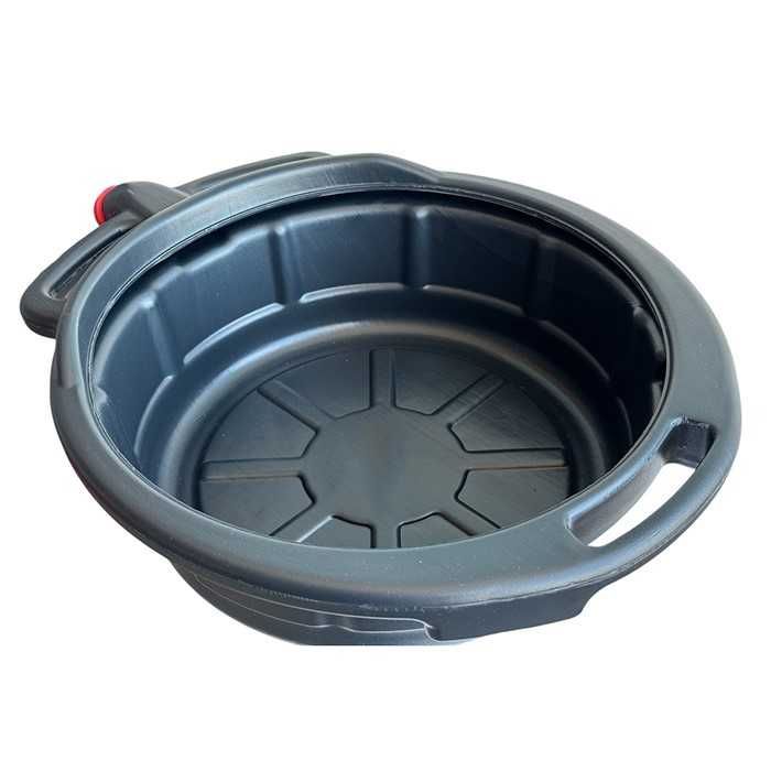 Вана за източване на масло Automat-Леген 7 и 12 литра, PVC вана, Черен