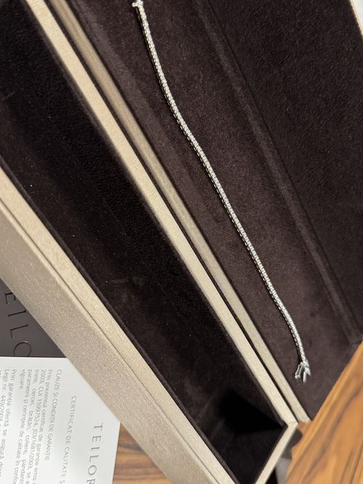 Vand bratara Tenis - Teilor - Diamante alb-roz