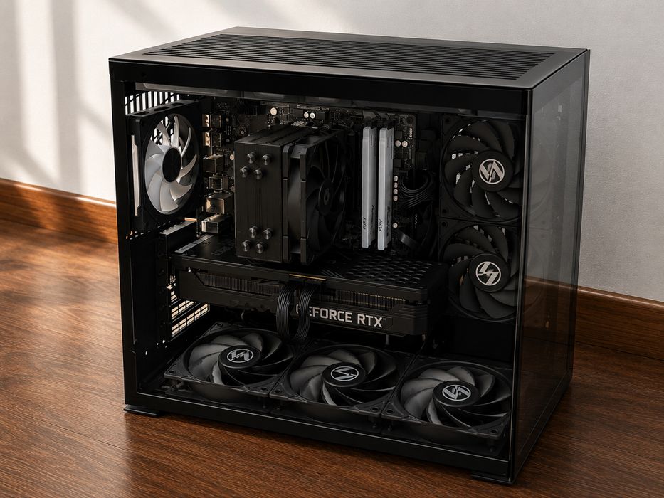 Игровой ПК Ryzen 5 5600X / RTX 3070 / 32 ГБ / 1 ТБ + Монитор 244 Гц