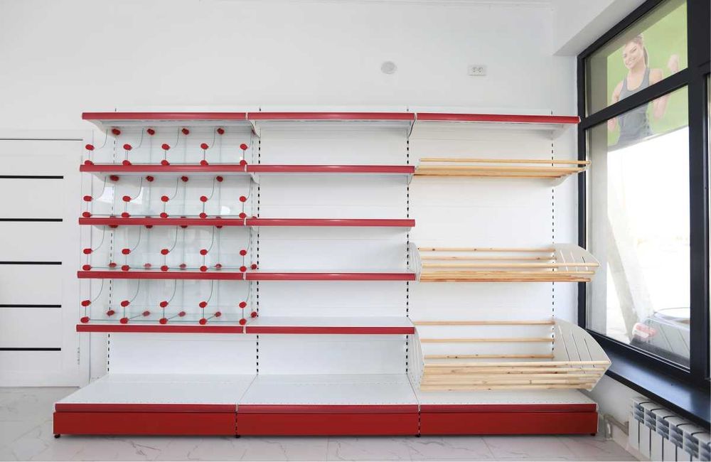 Универсальные торговые стеллажи, функциональные и практичные