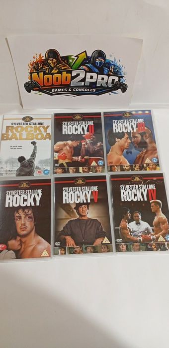 Пълна колекция Rocky (6 филма) на DVD – Перфектно състояние!