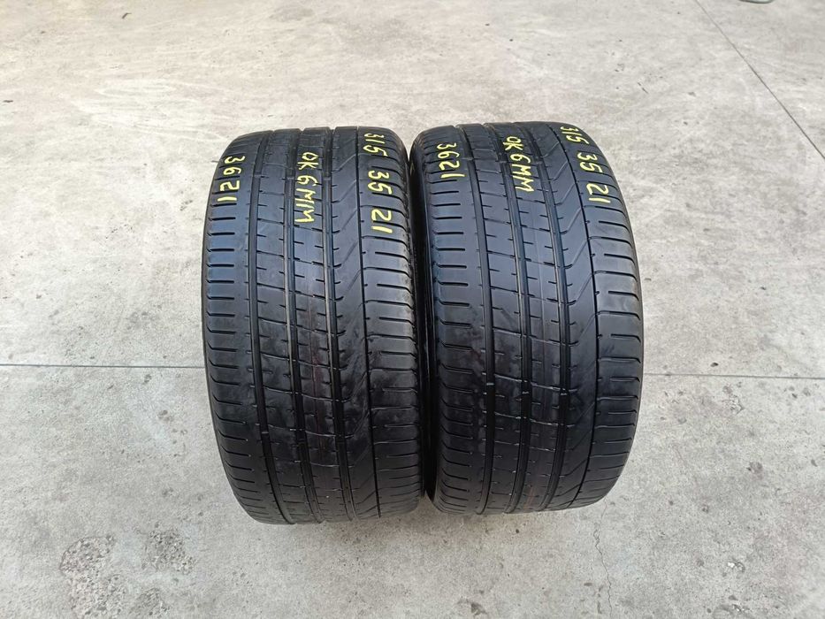 Doua anvelope de vara 315 35 21 pirelli p zero 6,5 mm 3621