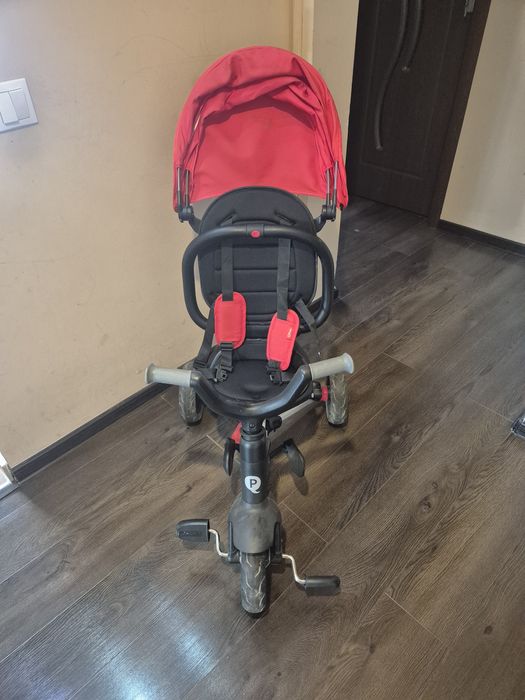 Vând Tricicletă ultrapliabilă QPlay Nova Rubber - Roșu/Negru (Bebe Tei)