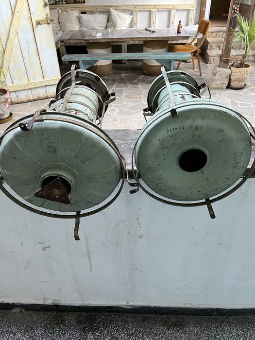 Големи ретро лампи/фенери на газ
