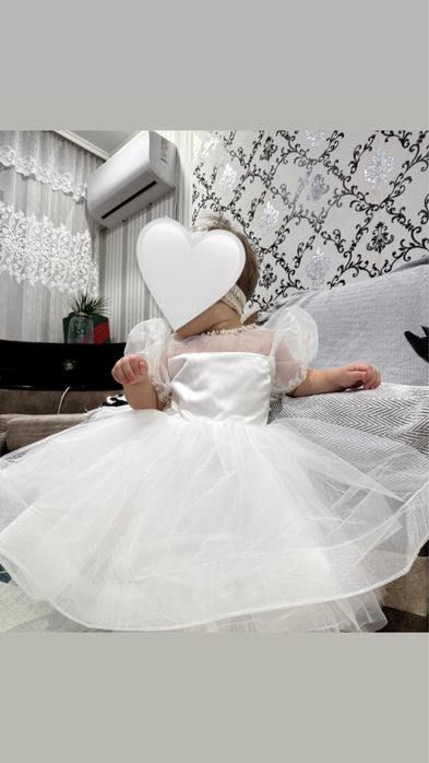 Продам пышное белое платье