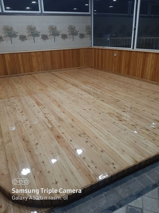 Шлифовка пол паркет палубни пол