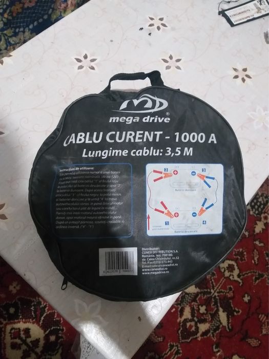 Cabluri pornire auto 1000A Mega Drive – aproape noi