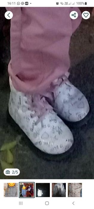 Продам осенние ботинки на девочку