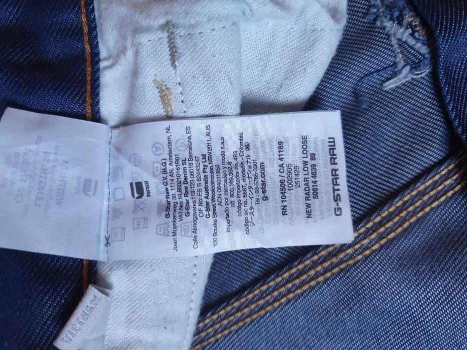 Blugi G-STAR RAW "New Radar Low Loose" - Marime W31 L30 (Talie 85 cm)