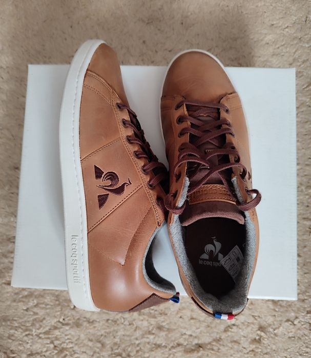 Le Coq Sportiv noi, piele integral