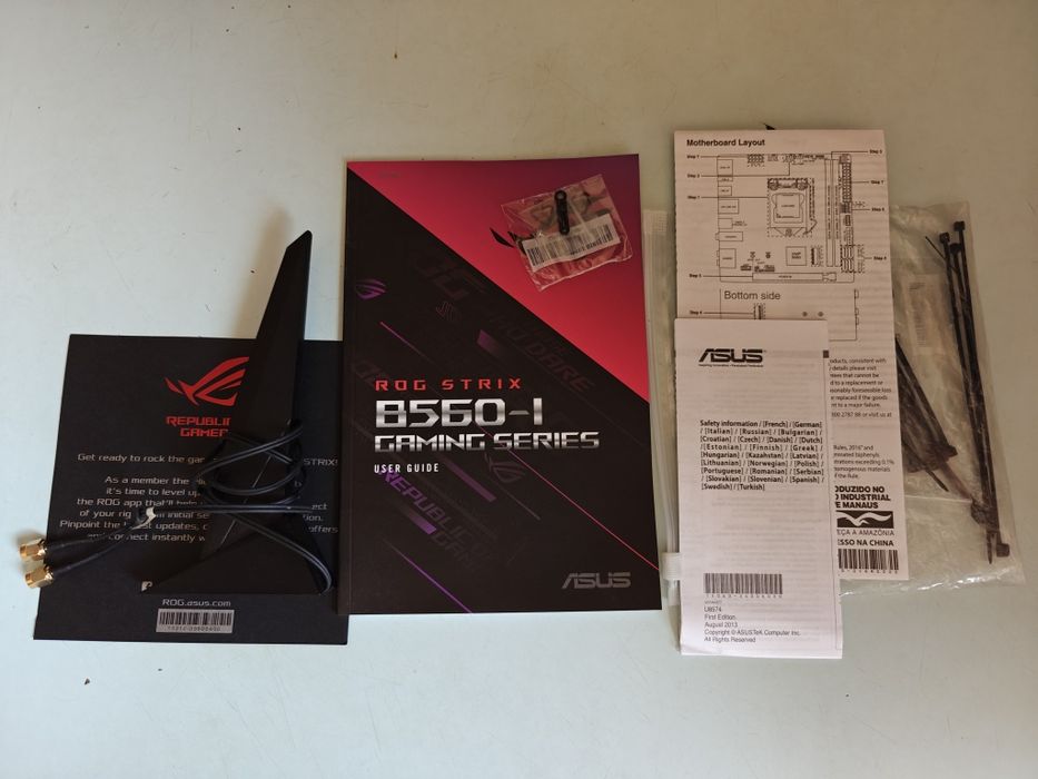 Нерабочая мат. Плата ROG STRIX B560-I + i511400F
