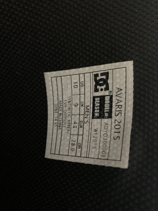 Boots snowboard DC Avaris 43