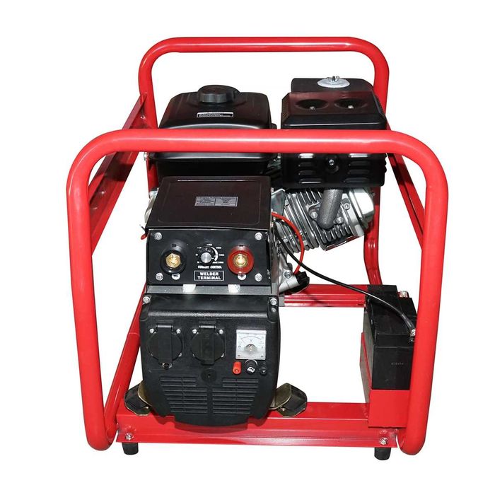 Aparat sudura profesional 200A + Generator 5KW Breckner 15CP 220V Pornire Cheie 4450 RON