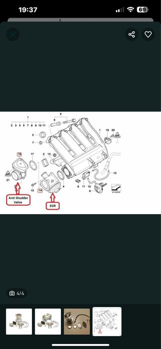kit Egr BMW M47 M57 E60 E90 E65 E70 E83 E83
