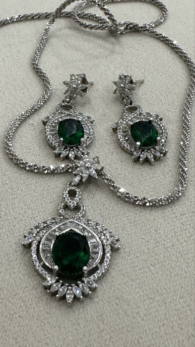 Серебряный комплект ( Италия )