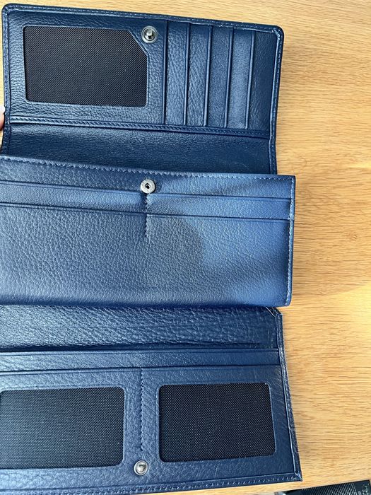 Дамски портфейл естествена кожа ESTIL – G2664 NAVY