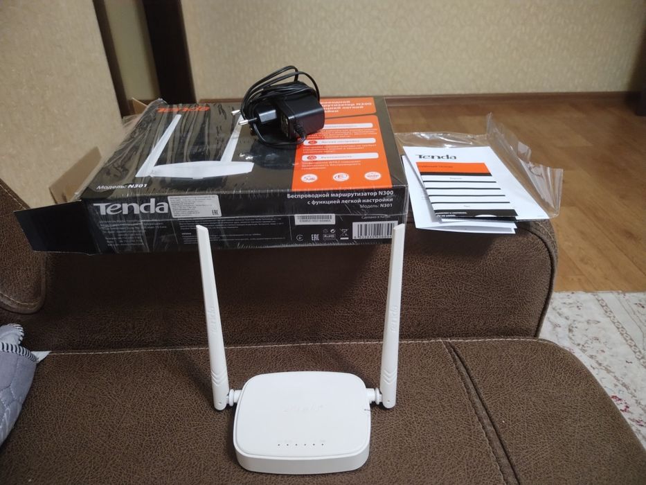 Wi-Fi  Роутер Tenda модель  N301.