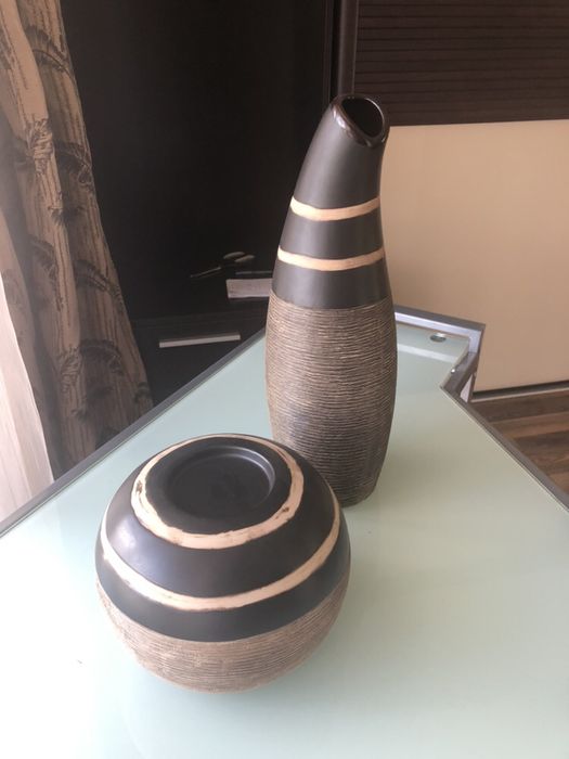 ваза със свещник