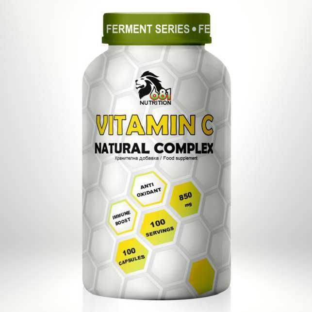 681 NUTRITION VITAMIN C Natural Complex 100 caps
