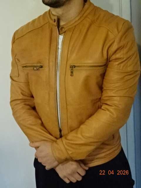 мъжко яке от естествена кожа