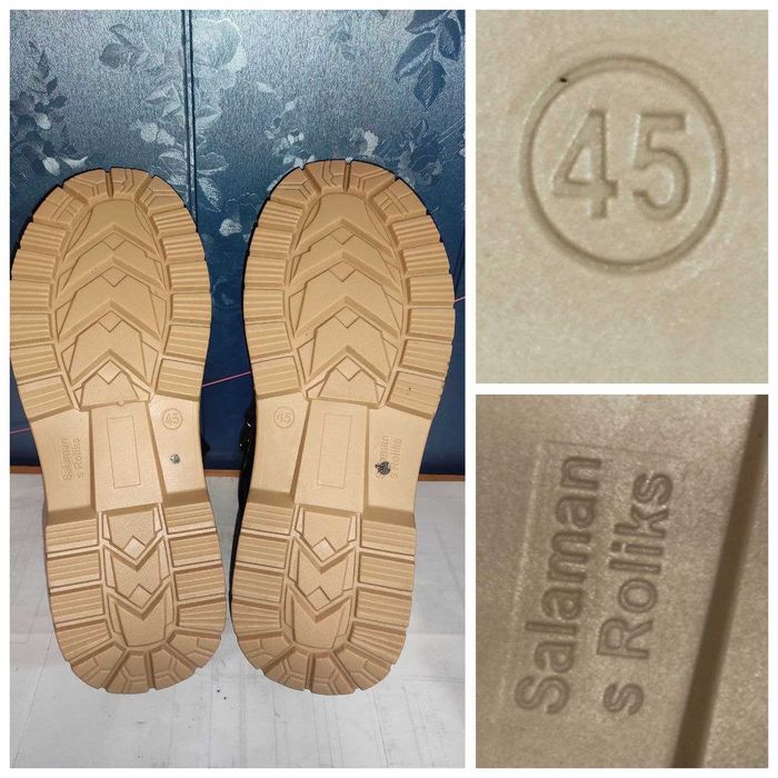 Ботинки. Спецобувь Salaman s Roliks. 44-45 Размер. Кожа 100%.