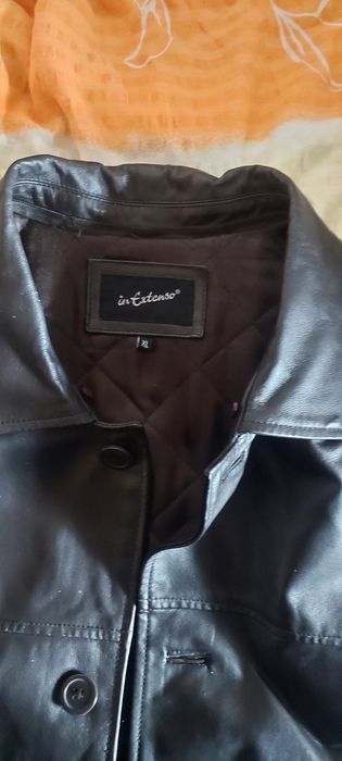 Geaca piele neagra