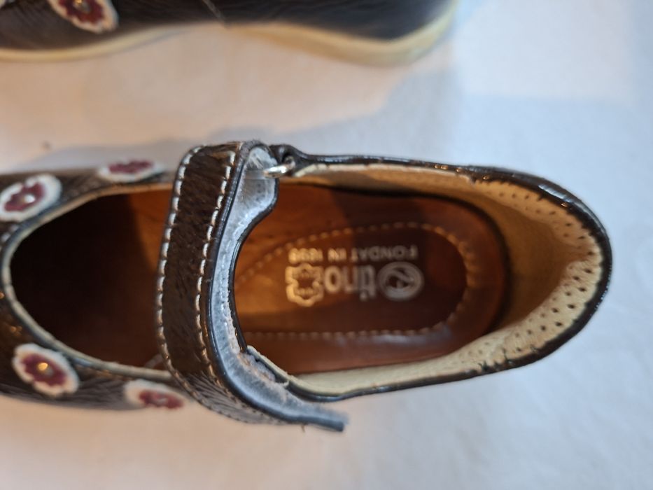 Pantofi fete Tino, piele, marime 30 int 18cm