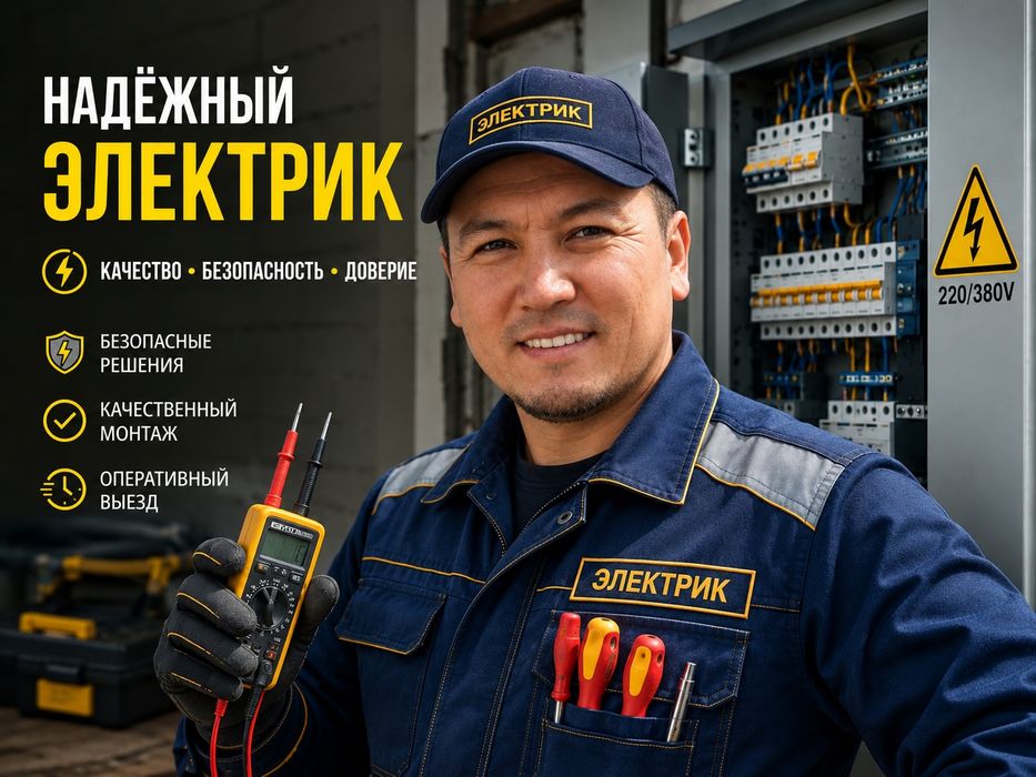 Электрик услуги!Не дорого !Круглосуточно !