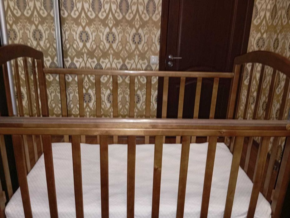 кровать детская деревянная