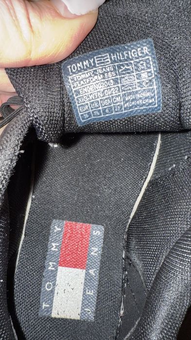 Сникърси естествена кожа Tommy Hilfiger