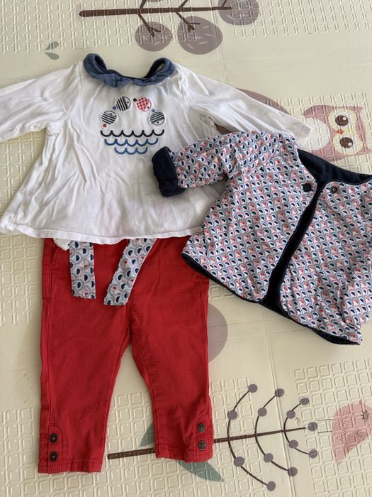 Лот бебешки дрехи 3-6 м Mayoral, Okaidi, Original Marines