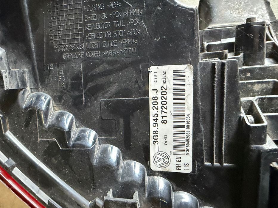 Stop dreapta aripa Volkswagen Arteon Full Led Dynamic 2017–2022