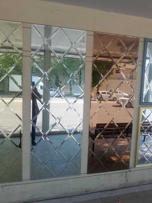 Акфа эшик  ром ойна Витраж Каленые окна