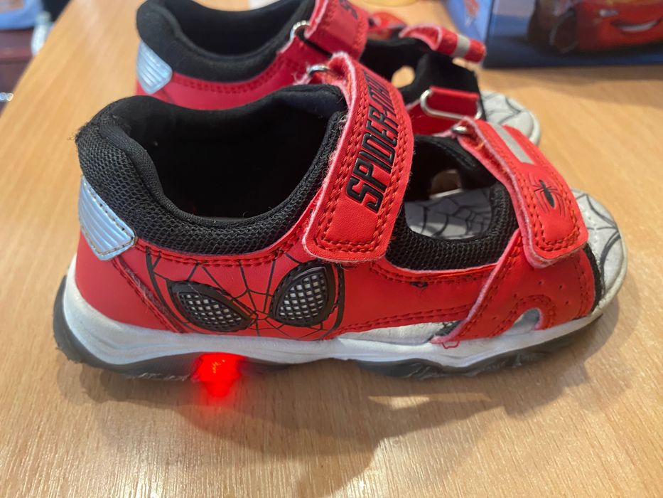Sandale copii piele Spiderman