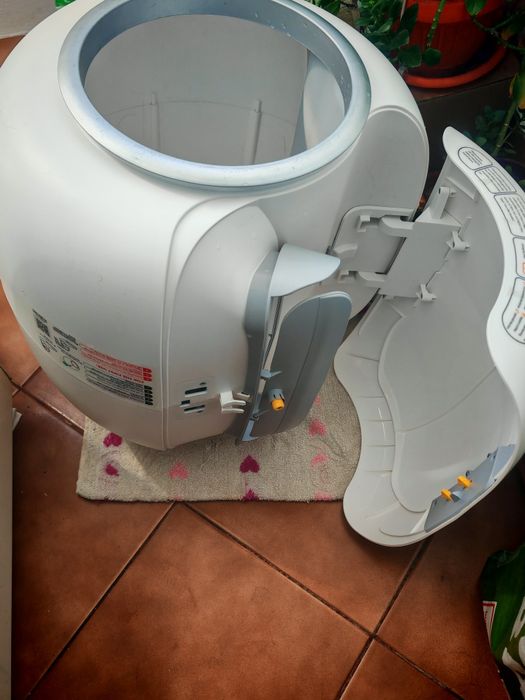 Litiera automata smart SHAW® V3 pentru pisici, auto-curatare, eliminare mirosuri prin ionizare, aplicatie mobila, 9L